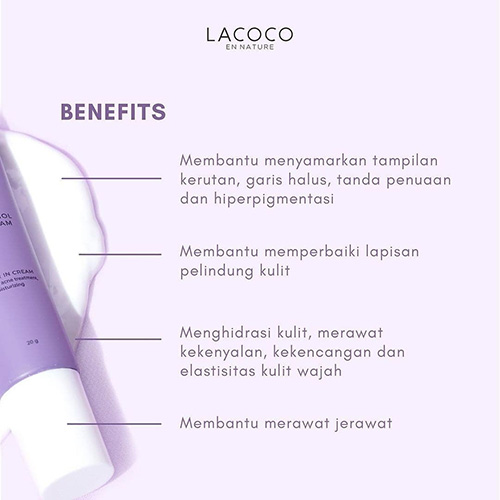 lacoco 2% bakuchiol day cream benefits